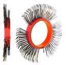 Cinghie Bristle Blaster® in acciaio inox | 11 mm - destra (BB-108R-05)