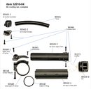 Air cooling set Pneumatic Bristle Blaster (32010-04)