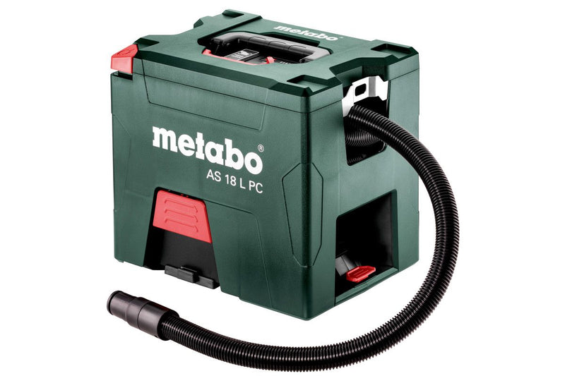 Metabo AS 18 L PC Li-Ion vacuum cleaner (Batteries included)